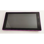 Pantalla lcd para Lenovo Tab 3 710f mas tactil negro mas marco purpura calidad premium