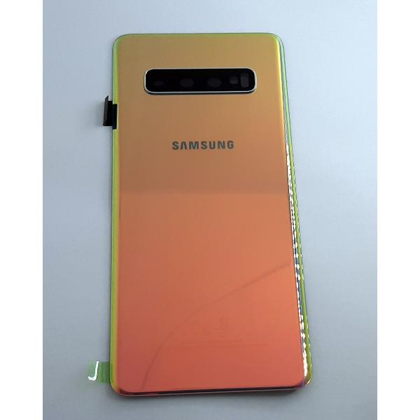 Tapa trasera o tapa bateria plata para Samsung Galaxy S10 SM-G973F GH82-18378G Service Pack