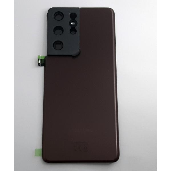 Tapa trasera o tapa bateria marron para Samsung Galaxy S21 Ultra SM-G998 GH82-24499D Service Pack