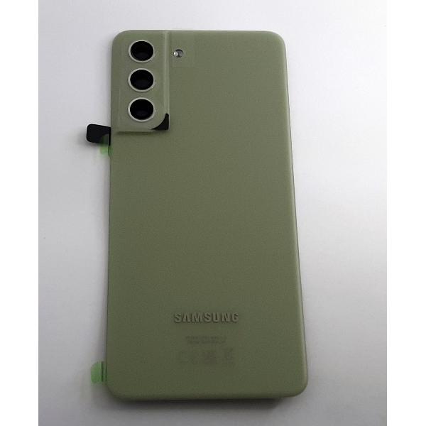 Tapa trasera o tapa bateria crema para Samsung Galaxy S21 FE SM-G990F GH82-26156C Service Pack