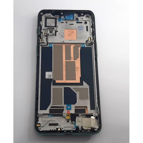 Pantalla oled para Oneplus Nord 2T 5G CPH2399 mas tactil negro mas marco azul calidad compatible hehui