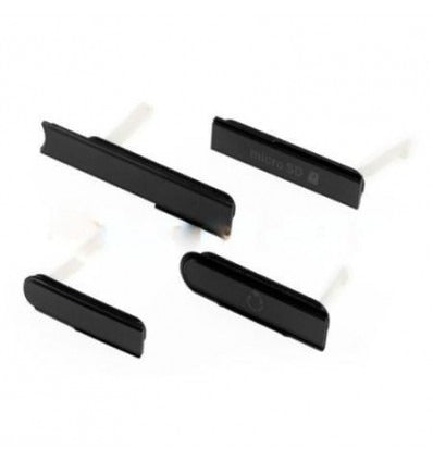 Sony Xperia Z C6602 C6603 L36H set 4 tapas negro