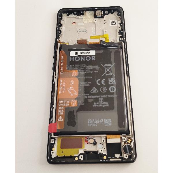 Pantalla lcd para Huawei Honor Magic 5 Lite H0235AEMW mas tactil negro mas marco negro Service Pack