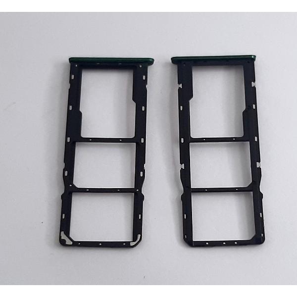 Soporte o bandeja dual sim verde para Realme 6I RMX2040 calidad premium