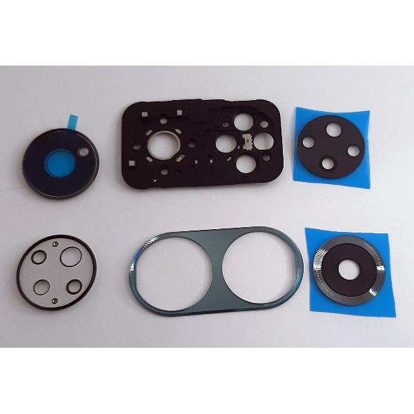 Set cubierta camara mas cristal verde para Huawei Honor 50 5G calidad premium