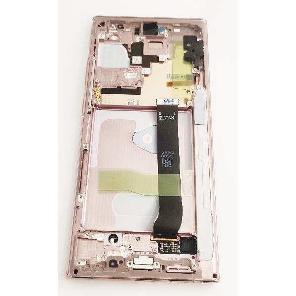 Pantalla LCD mas tactil negro Samsung Galaxy note 20 ultra 4g 5g SM-N985F N986F GH82-31459D marco bronce service pa