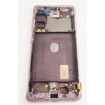 Pantalla lcd para Samsung Galaxy S20 FE 4G SM-G780 S20 FE 5G SM-G781 GH82-24220C mas tactil negro mas marco Lavanda