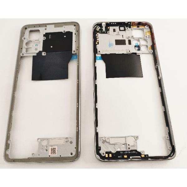 carcasa o marco central plata para Xiaomi redmi note 11 pro 4G 5G calidad premium