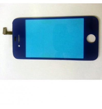 iPhone 4 4S Cristal + Digitalizador azul marino