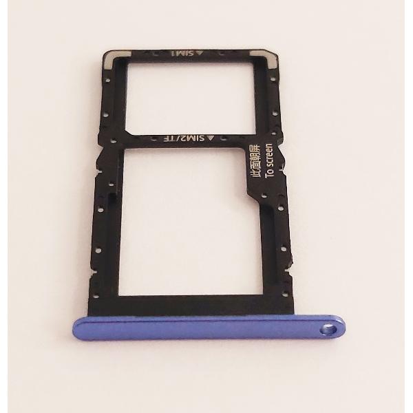 Soporte o bandeja sim azul para Huawei Nova Y61 dual sim calidad premium