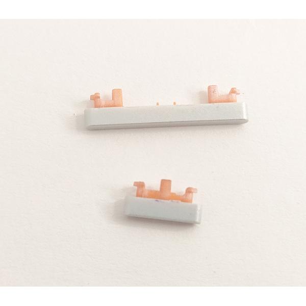 Set 2 botones plata para Samsung Galaxy Tab A8 SM-X200 SM-X205 calidad premium