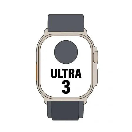 Apple Watch Ultra 3/ GPS/ Cellular/ 49mm/ Caja Titanio Negro/ Correa Loop Alpine Negra L - PixelPlaza