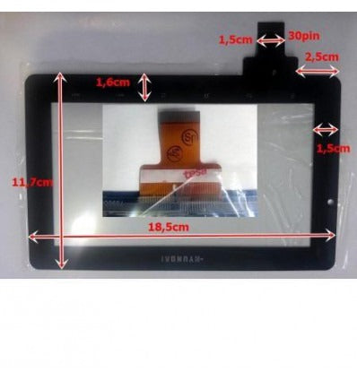 Pantalla táctil repuesto Tablet china 7 Modelo 35"