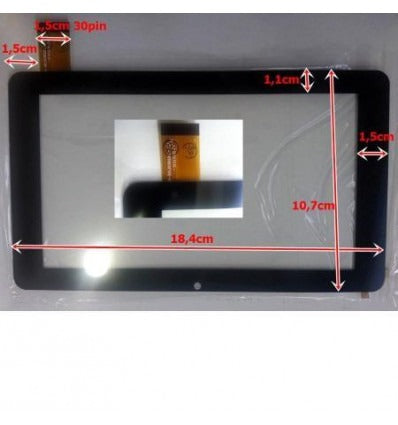 Pantalla táctil repuesto Tablet china 7 Modelo 36"