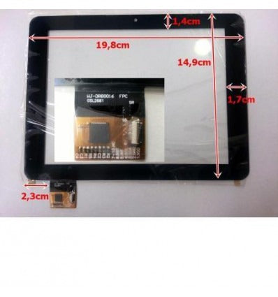 Pantalla Táctil repuesto Tablet China 8 Modelo 1"