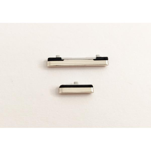 Set 2 botones plata para Samsung Galaxy S23 S911B S23 Plus S916B calidad premium