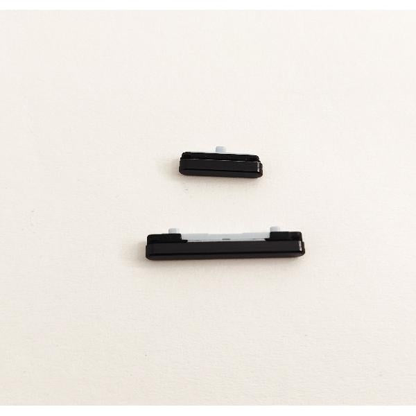 Set 2 boton negro para Samsung Galaxy S23 Ultra SM-S918 calidad premium