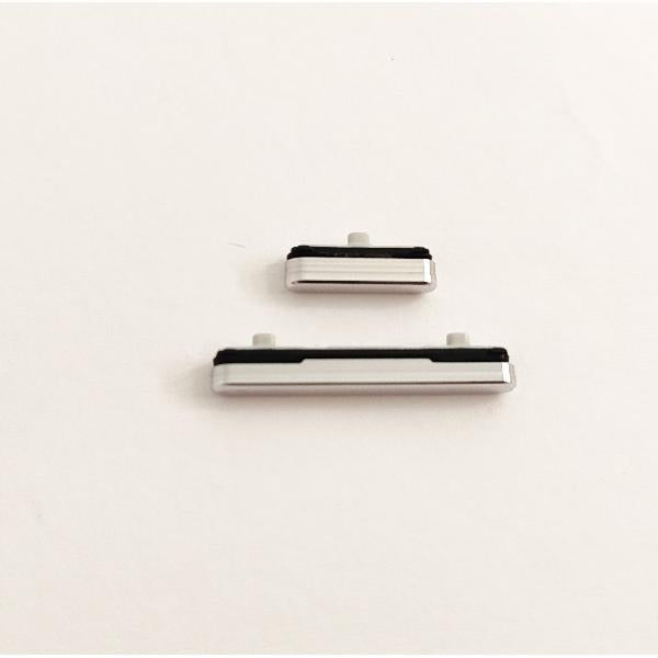 set 2 boton plata para Samsung Galaxy S22 S901 S22 Plus S906 calidad premium
