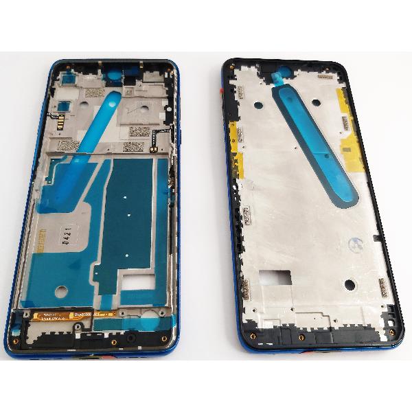Carcasa central o marco azul para TCL 20 5G T781 calidad premium