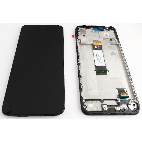 Pantalla LCD para Xiaomi Redmi 12 mas tactil negro mas marco negro calidad premium