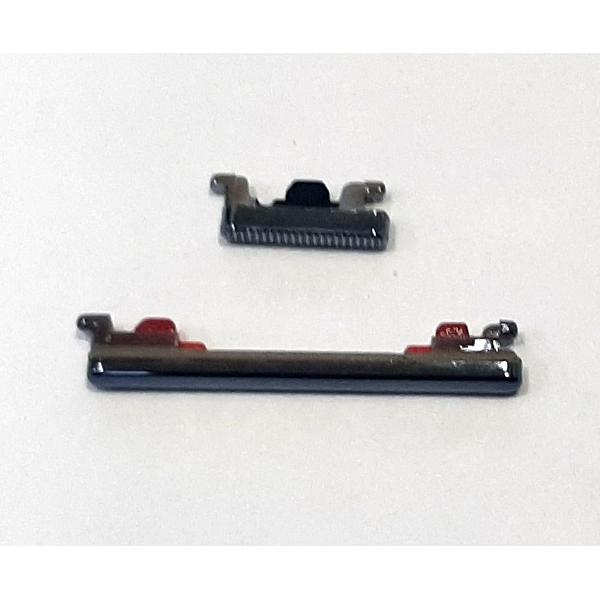 Set 2 botones grises para Motorola Moto E5 Plus XT1924 Plus E5+ E Plus 5th gen calidad premium