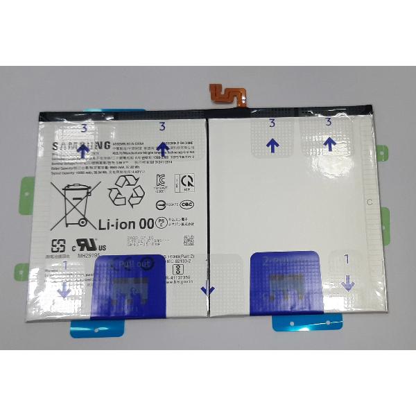 Bateria EB-BX818ABY 10090mAh para Samsung Galaxy Tab S9 Plus SM-X816B G82-31907A Service Pack