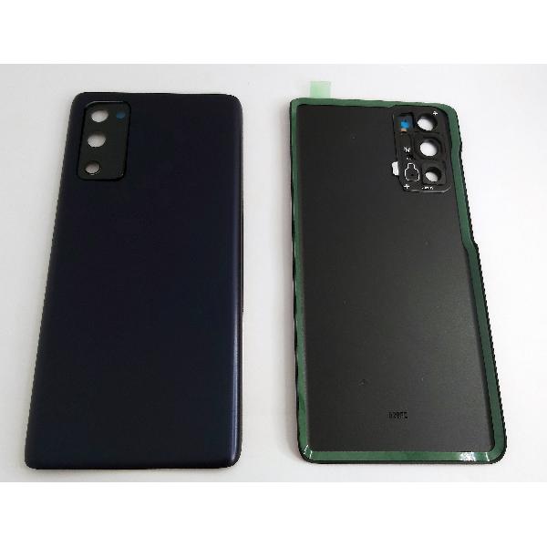 Tapa trasera o tapa bateria azul marino mas cubierta de camara para Samsung Galaxy S20 FE 5G G781F 4G G780F