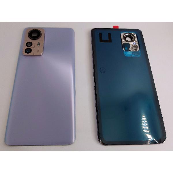 Tapa trasera o tapa bateria violeta para Xiaomi 12 Pro mas cubierta camara CSL