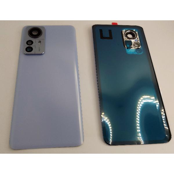 Tapa trasera o tapa bateria azul para Xiaomi 12 Pro mas cubierta camara CSL