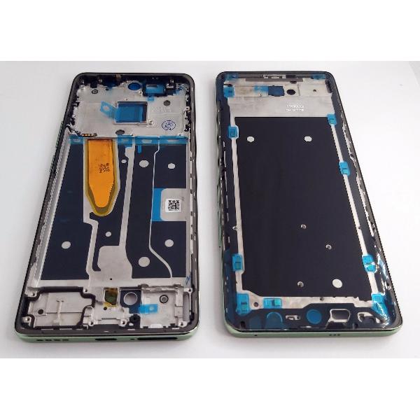 Carcasa o marco central verde para Realme 11 Pro 5G RMX3771 calidad premium