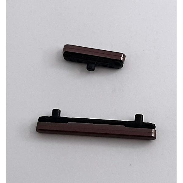 Set 2 botones purpura para Samsung Galaxy S22 Ultra S908 calidad premium