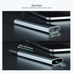 Caja Externa para Disco SSD M.2 NVMe TooQ TQE-2223G/ USB 3.2/ Sin tornillos