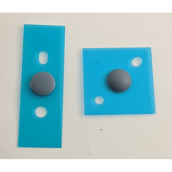 Set 2 almohadillas azul para Microsoft Surface Laptop 3 15" calidad premium