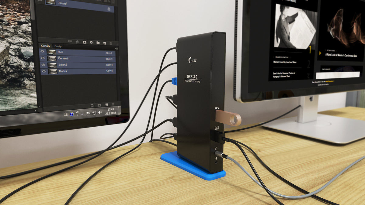 Docking station universal i - tec USB 3.0 - USB - c 2x HDMI