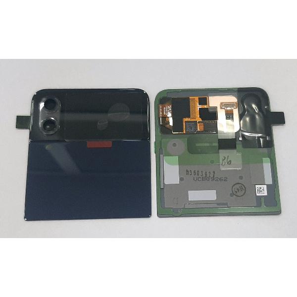 Tapa trasera o tapa bateria negra para Samsung Galaxy Z Flip 4 SM-F721 GH97-27947E GH97-28046E mas pantalla lcd Ser