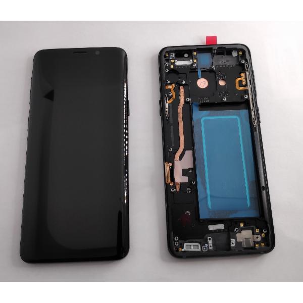 Pantalla oled para Samsung Galaxy S9 SM-G960F mas tactil negro mas marco negro