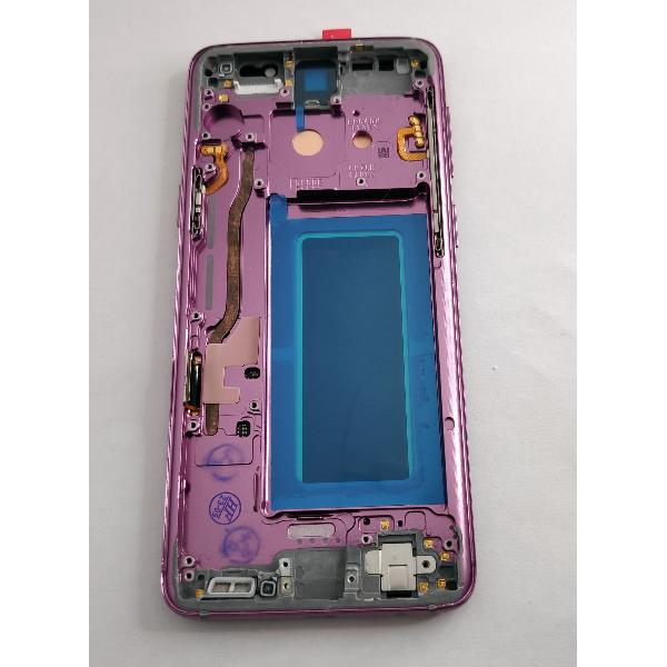 Pantalla oled para Samsung Galaxy S9 SM-G960F mas tactil negro mas marco purpura