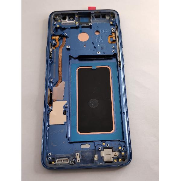 Pantalla lcd para Samsung Galaxy S9 PLUS SM-G965F mas tactil negro mas marco azul calidad premium