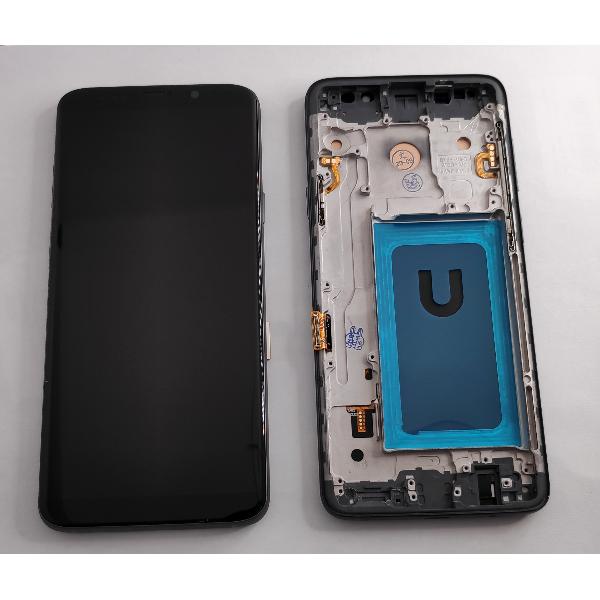Pantalla TFT para Samsung Galaxy S9 PLUS SM-G965F mas tactil negro mas marco gris compatible