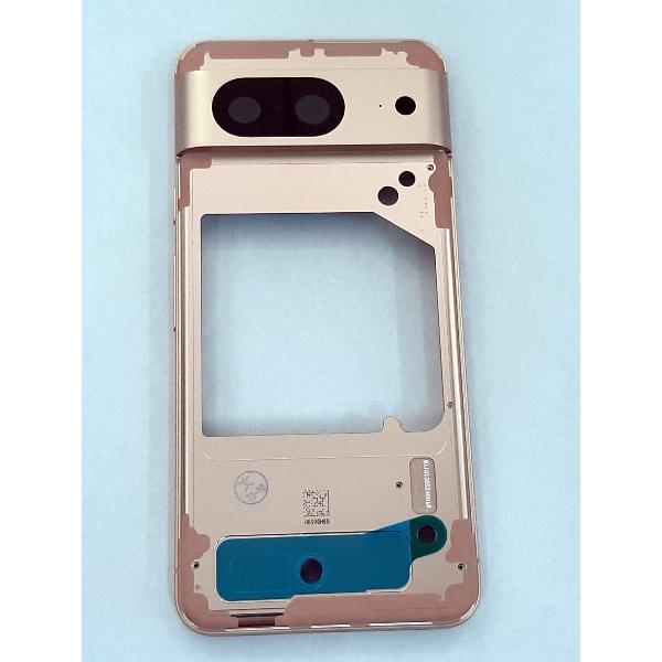 Carcasa central o marco dorado para Google Pixel 8 calidad premium