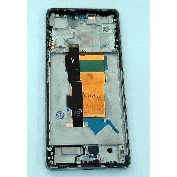 Pantalla lcd para Xiaomi Poco F5 5G mas tactil negro mas marco plata calidad premium