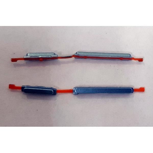 Set botones azules para Realme C30 RMX3581 calidad premium