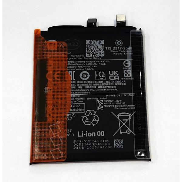Bateria BP4G 4500mAh para Xiaomi 13 46020000EA1G Service Pack