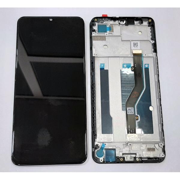 Pantalla lcd para ZTE Blade A72 mas tactil negro mas marco negro compatible
