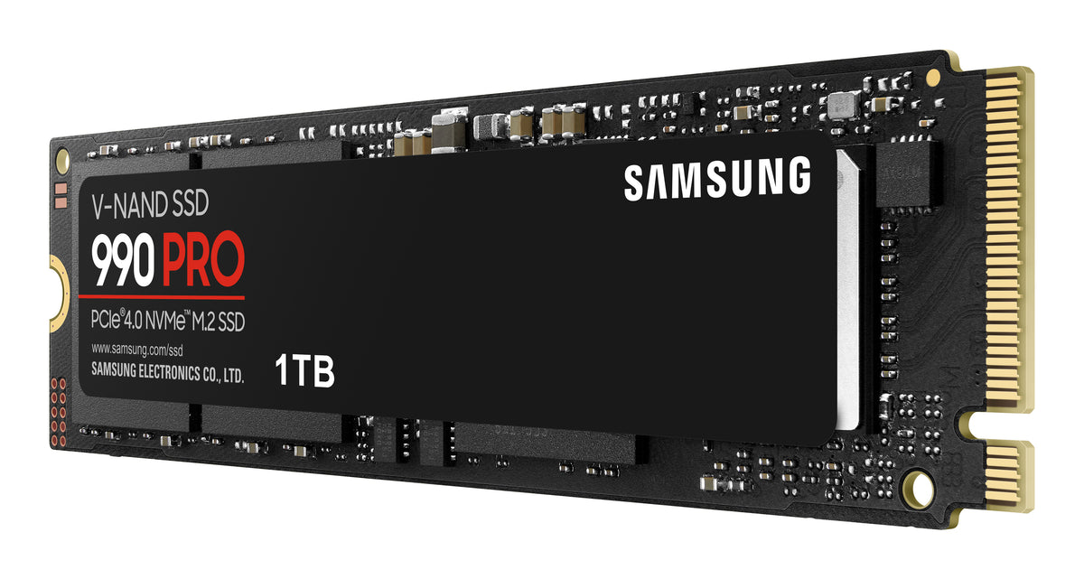 Disco duro interno solido SSD Samsung mz - v9p1t0bw - 990 pro - 1TB - M.2 2280 - PCIe 4.0