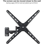 Soporte de Pared Extensible/ Giratorio/ Inclinable TooQ LP1356TN-B para TV de 13-55"/ hasta 25kg - PixelPlaza