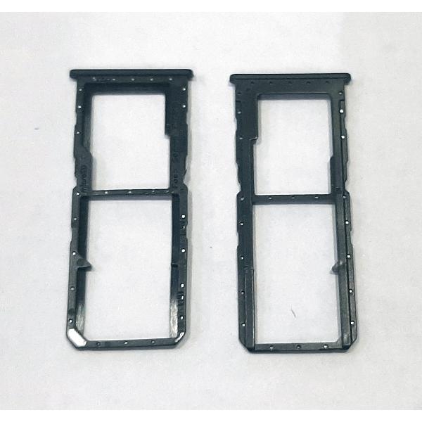 Soporte o bandeja dual sim negra para Realme 9I RMX3491 calidad premium