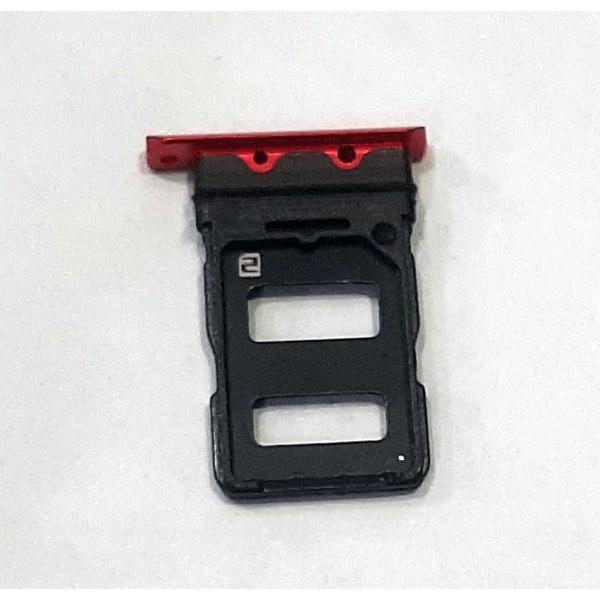 Soporte o bandeja dual sim roja para Asus Rog Phone 6 5G calidad premium