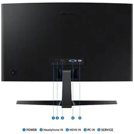Monitor Curvo Samsung Essential Monitor S3 S27D366GAU/ 27"/ Full HD/ Negro - PixelPlaza