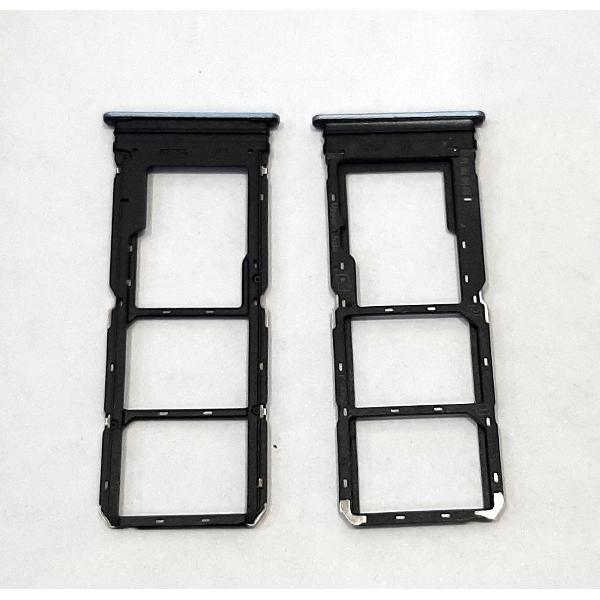 Soporte o bandeja dual sim azul claro para Vivo Y21 2021 calidad premium